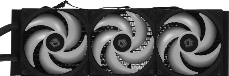Система водяного охлаждения ID-Cooling FX360 Inf ARGB Soc-AM5/AM4/1151/1200/2066/1700 черный 4-pin 27.2dB Al+Cu 350W Ret
