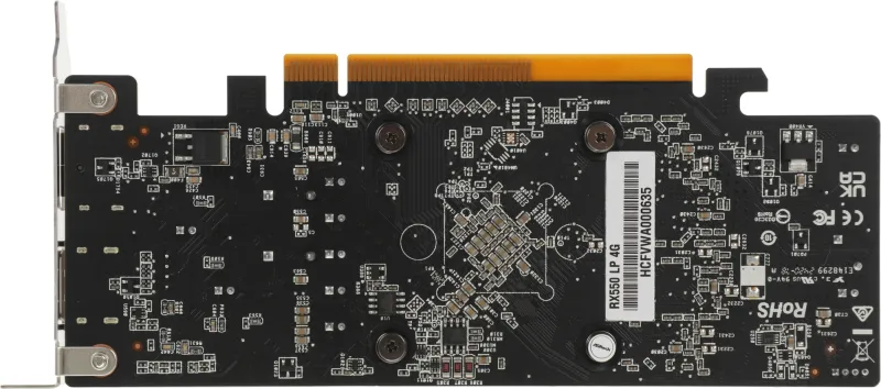 Видеокарта Asrock PCI-E RX550 LP 4G AMD Radeon RX 550 4Gb 128bit GDDR5 1100/6000 HDMIx1 DPx1 HDCP Ret low profile