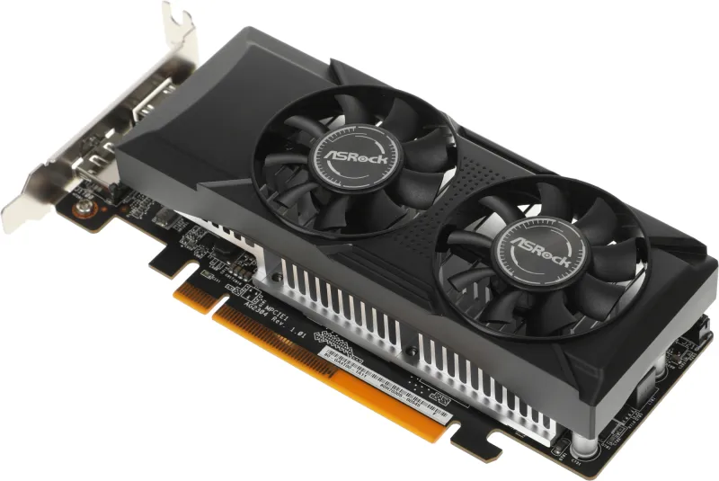 Видеокарта Asrock PCI-E RX550 LP 4G AMD Radeon RX 550 4Gb 128bit GDDR5 1100/6000 HDMIx1 DPx1 HDCP Ret low profile