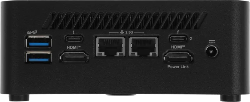 Неттоп MSI Cubi NUC 1M-053BRU Core 3 100U (1.2) Graphics CR noOS GbitEth WiFi BT 120W черный (936-B0B111-081)