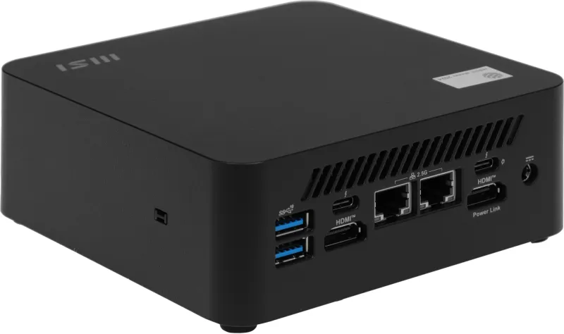 Неттоп MSI Cubi NUC 1M-053BRU Core 3 100U (1.2) Graphics CR noOS GbitEth WiFi BT 120W черный (936-B0B111-081)