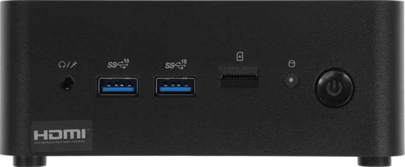 Неттоп MSI Cubi NUC 1M-053BRU Core 3 100U (1.2) Graphics CR noOS GbitEth WiFi BT 120W черный (936-B0B111-081)