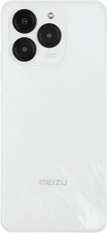 Смартфон Meizu M411H Note 21 256Gb 8Gb белый моноблок 3G 4G 2Sim 6.74" 720x1600 Android 14 50Mpix 802.11 a/b/g/n/ac GPS GSM900/1800 GSM1900 TouchSc microSD