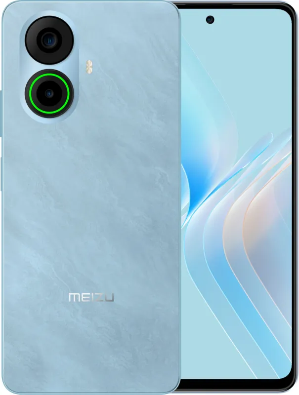 Смартфон Meizu M412H Note 21 Pro 256Gb 8Gb голубой моноблок 3G 4G 2Sim 6.78" 1080x2400 Android 14 64Mpix 802.11 a/b/g/n/ac NFC GPS GSM900/1800 GSM1900 TouchSc microSD