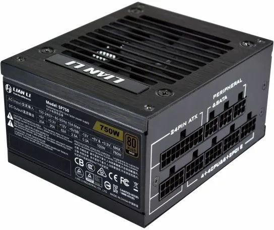 Блок питания Lian-Li SFX 750W SP750 80+ gold (20+4pin) APFC 92mm fan 8xSATA Cab Manag RTL