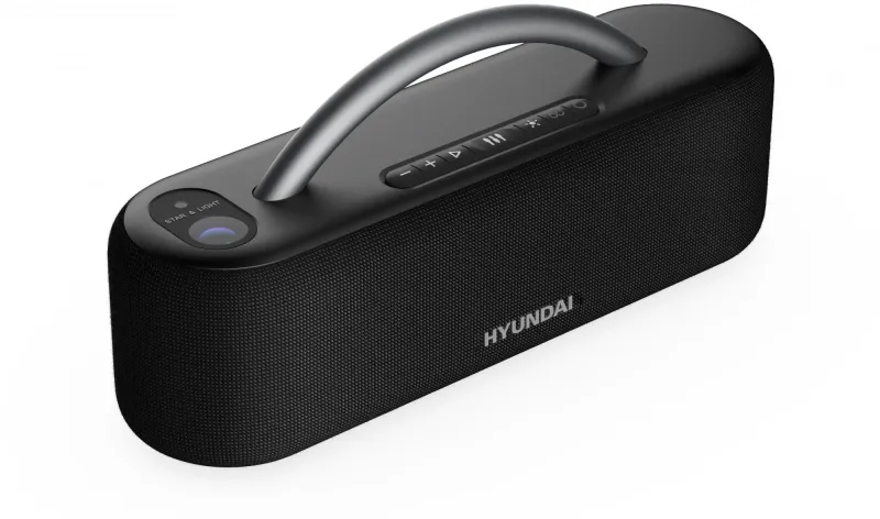 Колонка порт. Hyundai H-PS1028 черный 60W 2.0 BT 10м 4400mAh