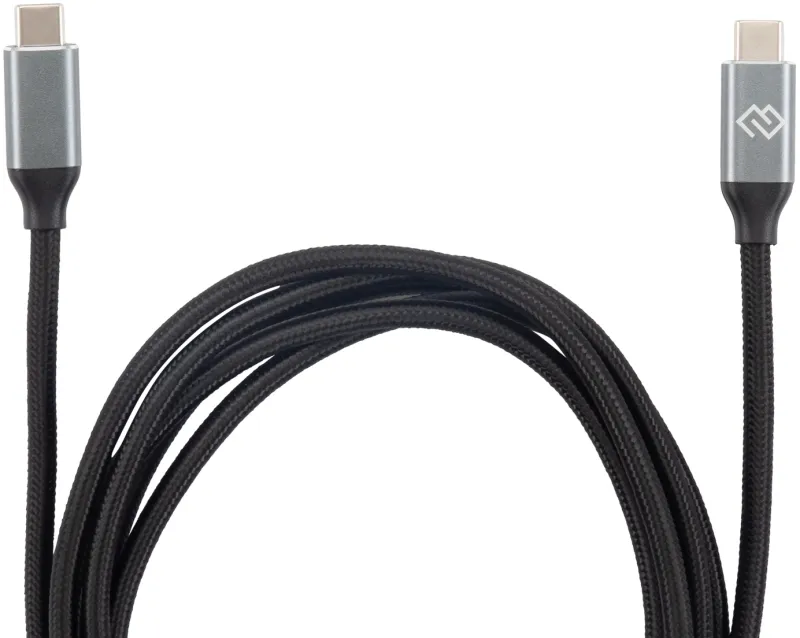 Кабель Digma D-Type-C-USB3.2-2m D-TYPE-C-USB3.2-100W-4K-2M USB Type-C (m)-USB Type-C (m) 2м черный