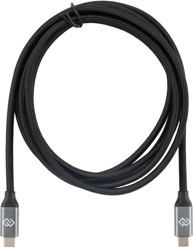 Кабель Digma D-Type-C-USB3.2-2m D-TYPE-C-USB3.2-100W-4K-2M USB Type-C (m)-USB Type-C (m) 2м черный