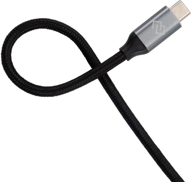 Кабель Digma D-Type-C-USB3.2-3m D-TYPE-C-USB3.2-100W-4K-3M USB Type-C (m)-USB Type-C (m) 3м черный