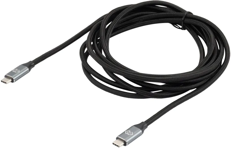 Кабель Digma D-Type-C-USB3.2-3m D-TYPE-C-USB3.2-100W-4K-3M USB Type-C (m)-USB Type-C (m) 3м черный