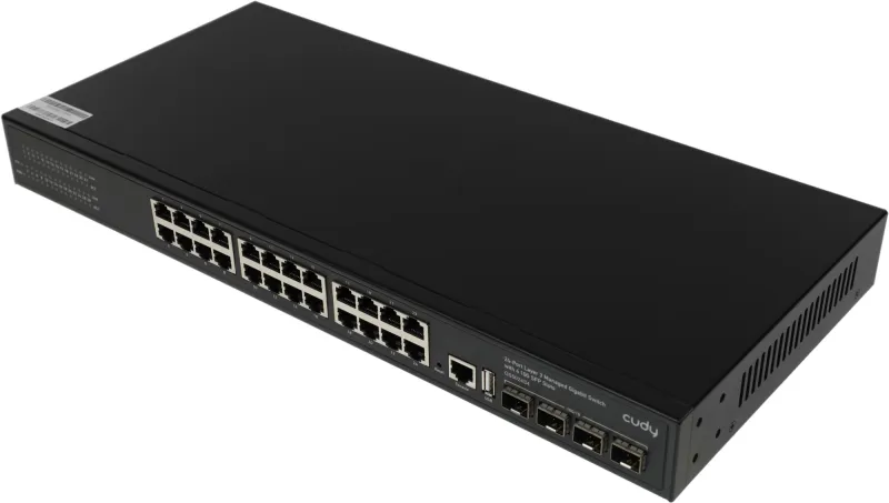 Коммутатор Cudy GS5024S4 (L3) 24x1Гбит/с 4SFP+ управляемый