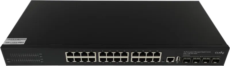 Коммутатор Cudy GS5024S4 (L3) 24x1Гбит/с 4SFP+ управляемый
