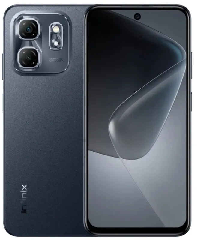 Смартфон Infinix X6531B HOT 50i 128Gb 4Gb черный моноблок 3G 4G 6.8" Android 802.11 a/b/g/n/ac GPS GSM900/1800 GSM1900 TouchSc