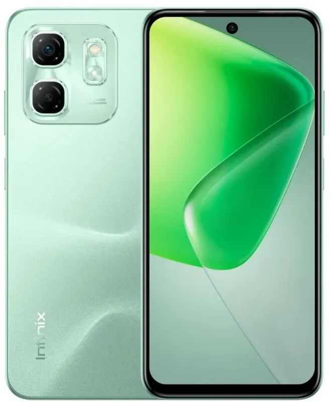 Смартфон Infinix X6531B HOT 50i 128Gb 4Gb зеленый моноблок 3G 4G 6.8" Android 802.11 a/b/g/n/ac GPS GSM900/1800 GSM1900 TouchSc