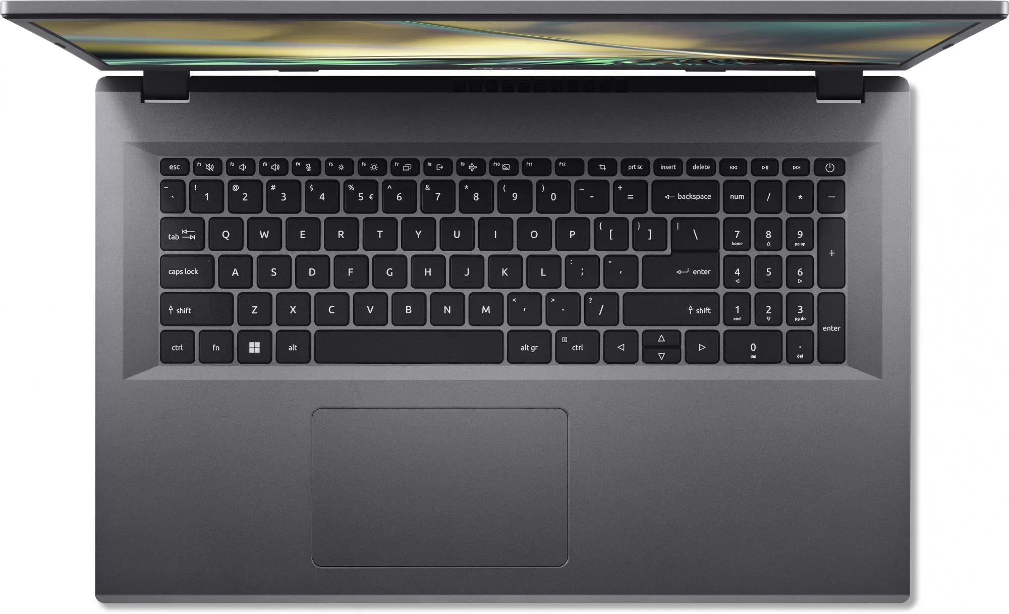 Ноутбук Acer Aspire 3 A317-55P-C3XL N100 8Gb SSD512Gb Intel UHD Graphics 17.3" IPS FHD (1920x1080) без ОС silver WiFi BT Cam (NX.KDKCD.00J)