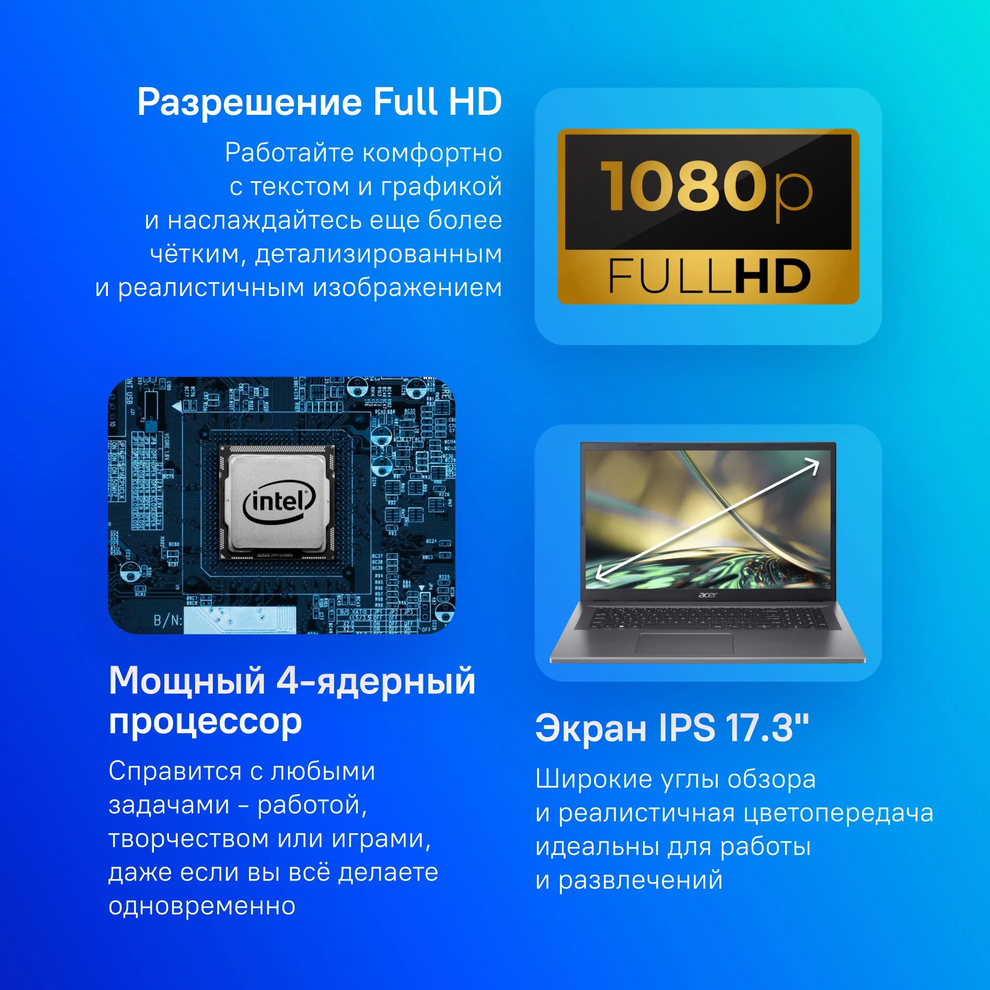 Ноутбук Acer Aspire 3 A317-55P-C3XL N100 8Gb SSD512Gb Intel UHD Graphics 17.3" IPS FHD (1920x1080) без ОС silver WiFi BT Cam (NX.KDKCD.00J)