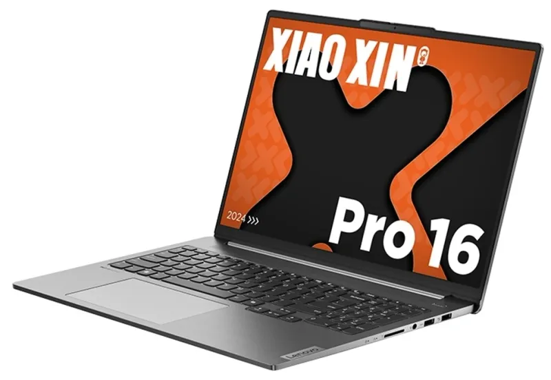 Ноутбук Lenovo Xiaoxin Pro16 IAH7 Core i7 12700H 16Gb SSD1Tb AMD Radeon 610M 16" IPS FHD (1920x1080) Windows 11 trial (для ознакомления) Home grey WiFi BT Cam