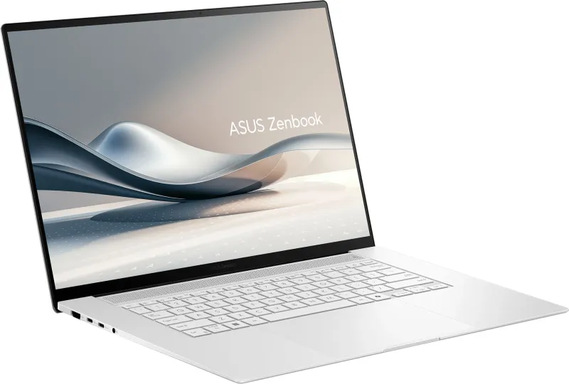 ASUS Zenbook S 16 OLED UM5606WA-RK226W AMD RYZEN AI 9 365(10C)  LPDDR5X 24GB 1TB PCIE G4 SSD   16" OLED WQXGA+ BEND GLARE GG,400NITS(HDR),DCI-P3:100% 120Hz WIN11 HOME  Scandinavian White