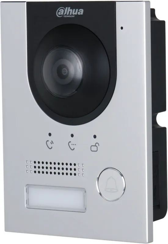 Видеопанель Dahua DHI-VTO2201F-P-S2 цветной сигнал CMOS цвет панели: серебристый