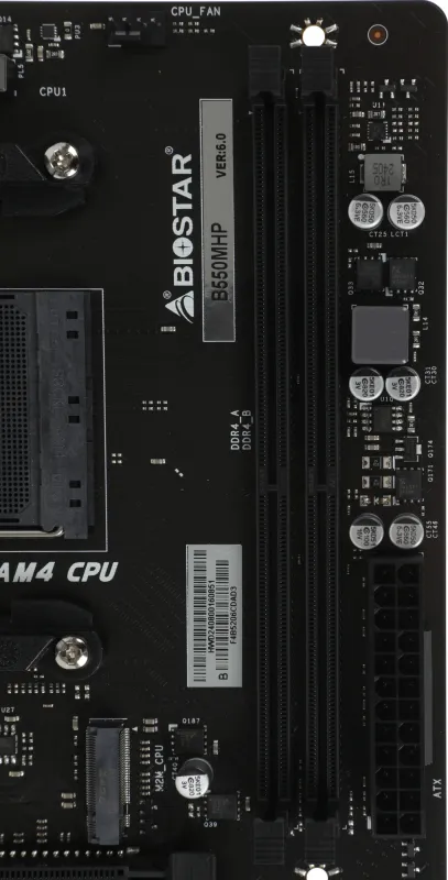 Материнская плата Biostar B550MHP Soc-AM4 AMD B450 2xDDR4 mATX AC`97 8ch(7.1) GbLAN RAID+VGA+HDMI