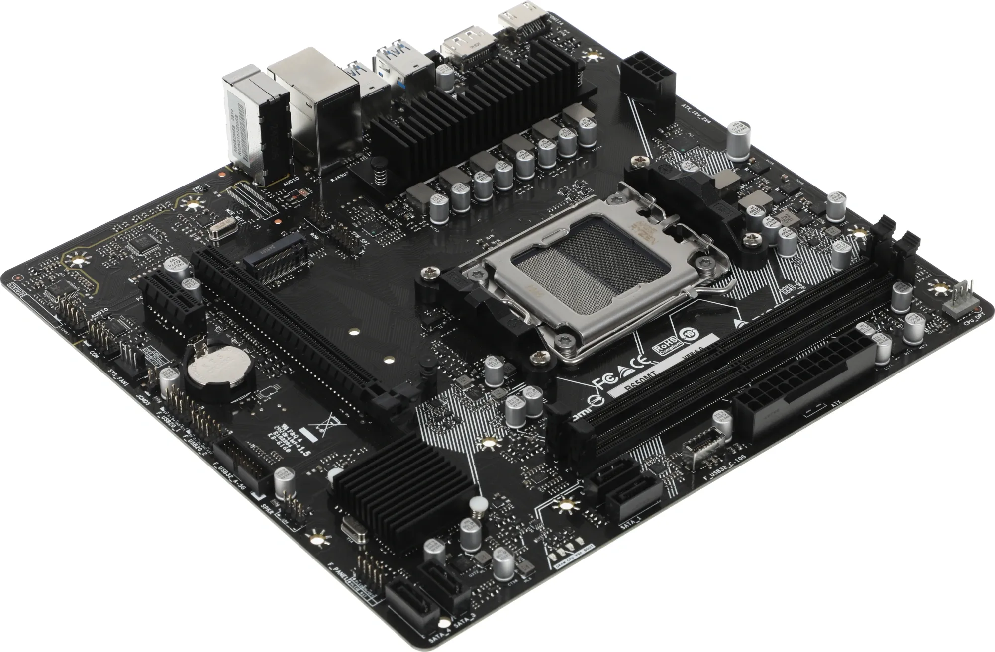 Материнская плата Biostar B650MT SocketAM5 AMD B650 2xDDR5 mATX AC`97 8ch(7.1) GbLAN RAID+HDMI+DP