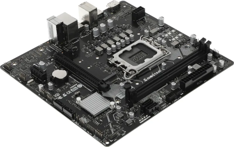 Материнская плата Biostar H610MS  Soc-1700 Intel H610 2xDDR4 mATX AC`97 8ch(7.1) GbLAN RAID+HDMI+DP