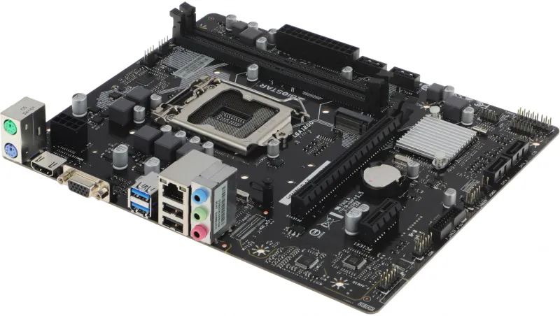 Материнская плата Biostar H510MHP 4.0 Soc-1200 Intel H470 2xDDR4 mATX AC`97 8ch(7.1) GbLAN+VGA+HDMI