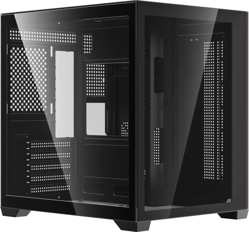 Корпус Accord ACC-ZMS03B черный без БП mATX 3x120mm 1xUSB2.0 1xUSB3.0 1xUSB3.1 audio