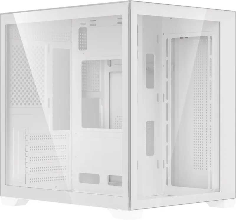 Корпус Accord ACC-ZMS03W белый без БП mATX 3x120mm 1xUSB2.0 1xUSB3.0 1xUSB3.1 audio