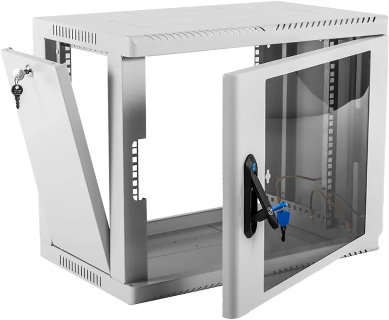 Шкаф ЦМО Шкаф телекоммуникационный настенный сварной 9U (600  350) съёмные стенки, дверь стекло