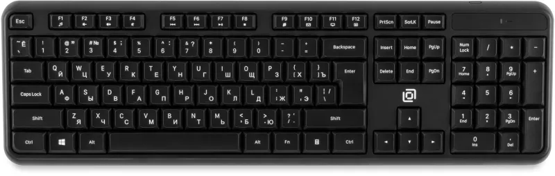 Клавиатура Оклик K888W черный USB беспроводная Multimedia (2066181)