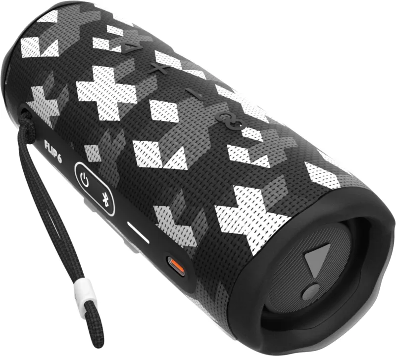 Колонка порт. JBL Flip 6 Martin Garrix edition черный 30W 1.0 BT 10м 4800mAh (JBLFLIP6MG)