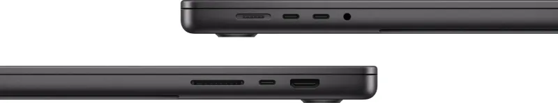 Ноутбук Apple MacBook Pro A3403 M4 Pro 14 core 24Gb SSD512Gb/20 core GPU 16.2" Liquid Retina XDR (3456x2234) Mac OS black WiFi BT Cam (MX2X3HN/A)