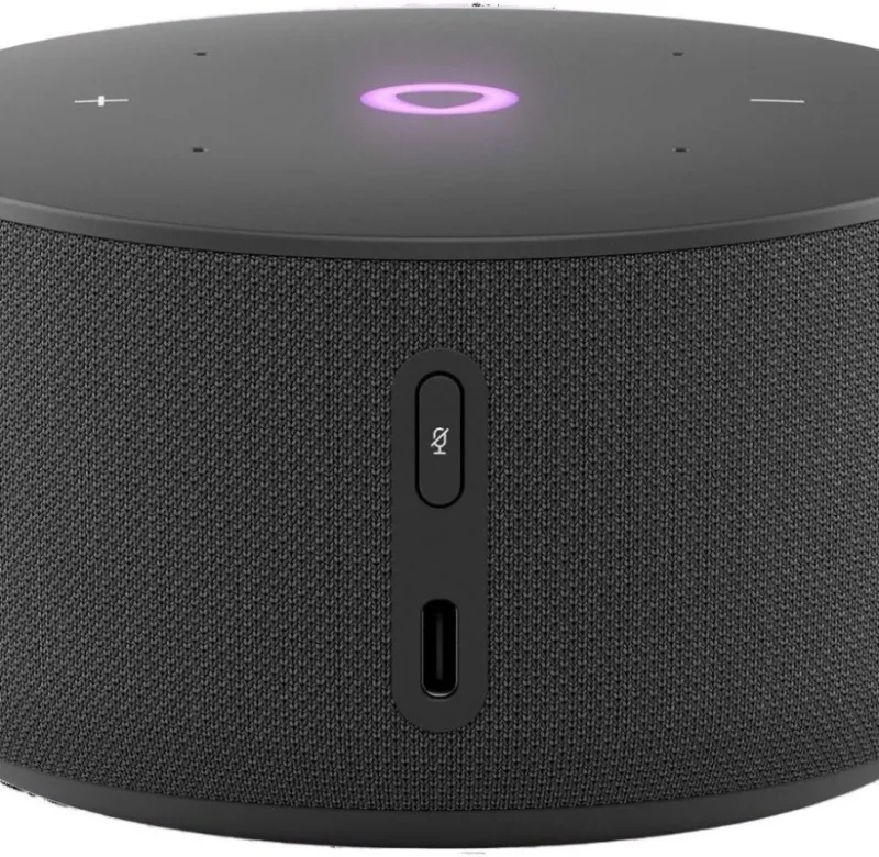 Умная колонка Yandex Станция Мини 3 Алиса черный 12W 1.0 BT/Wi-Fi (YNDX-00027BLK)