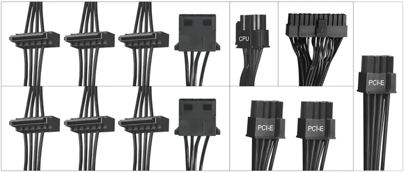 Блок питания Digma ATX 650W DPSU-650W-WH 80 PLUS WHITE (20+4pin) APFC 120mm fan 6xSATA RTL