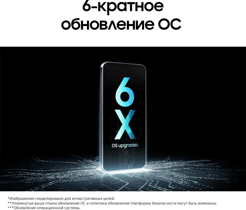 Смартфон Samsung SM-A165F Galaxy A16 128Gb 4Gb черный моноблок 3G 4G 2Sim 6.7" 1080x2340 Android 14 50Mpix 802.11 a/b/g/n/ac NFC GPS GSM900/1800 GSM1900 TouchSc microSD max1024Gb