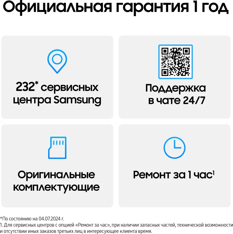 Смартфон Samsung SM-A165F Galaxy A16 128Gb 4Gb черный моноблок 3G 4G 2Sim 6.7" 1080x2340 Android 14 50Mpix 802.11 a/b/g/n/ac NFC GPS GSM900/1800 GSM1900 TouchSc microSD max1024Gb
