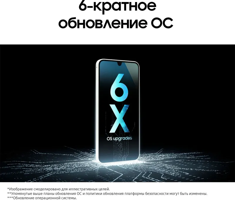 Смартфон Samsung SM-A165F Galaxy A16 128Gb 4Gb мятный моноблок 3G 4G 2Sim 6.7" 1080x2340 Android 14 50Mpix 802.11 a/b/g/n/ac NFC GPS GSM900/1800 GSM1900 TouchSc microSD max1024Gb