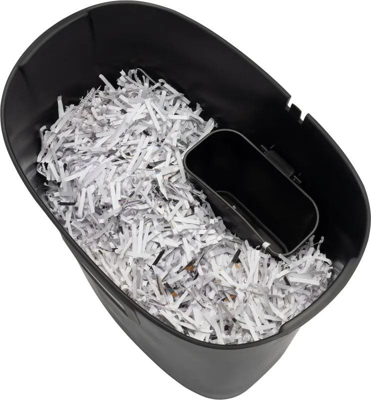 Шредер Buro Office BU-S1201 черный/серебристый с автоподачей (секр.P-3) фрагменты 12лист. 25лтр. скрепки скобы пл.карты CD