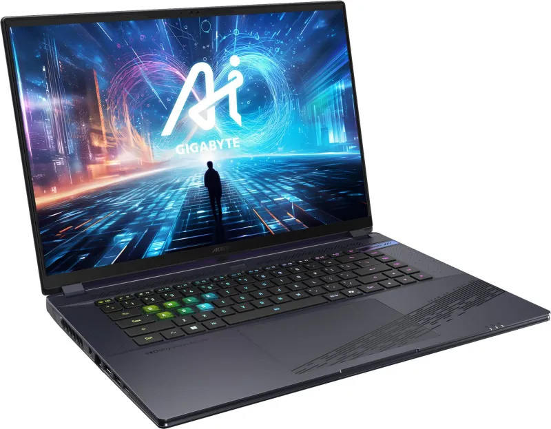 Ноутбук Gigabyte Aorus 16X Core i7 13650HX 16Gb SSD1Tb NVIDIA GeForce RTX4060 8Gb 16" IPS QHD+ (2560x1600) Windows 11 grey WiFi BT Cam (9KG-43KZC54SH)