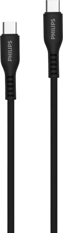 Кабель Philips DLC8601 USB Type-C (m)-USB Type-C (m) 1.2м черный коробка (упак.:1шт)