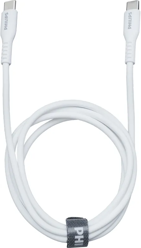 Кабель Philips DLC8601 USB Type-C (m)-USB Type-C (m) 1.2м белый коробка (упак.:1шт)