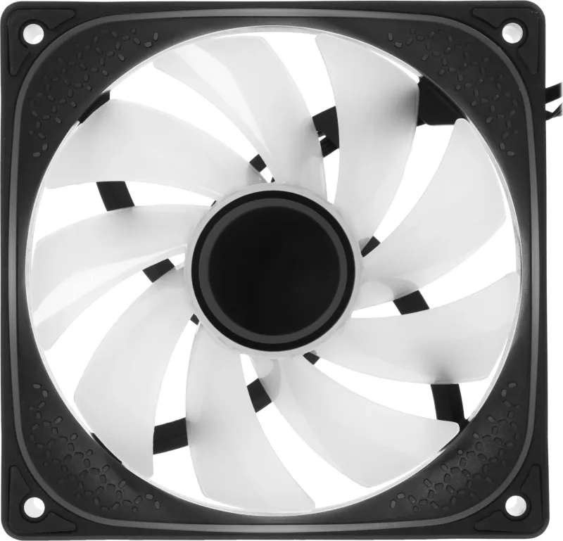 Вентилятор для корпуса Accord ACC-YH12 ARGB 120х120x25 черный 4-pin 27дБ (ACC-YH12 ARGB BLACK) brown box