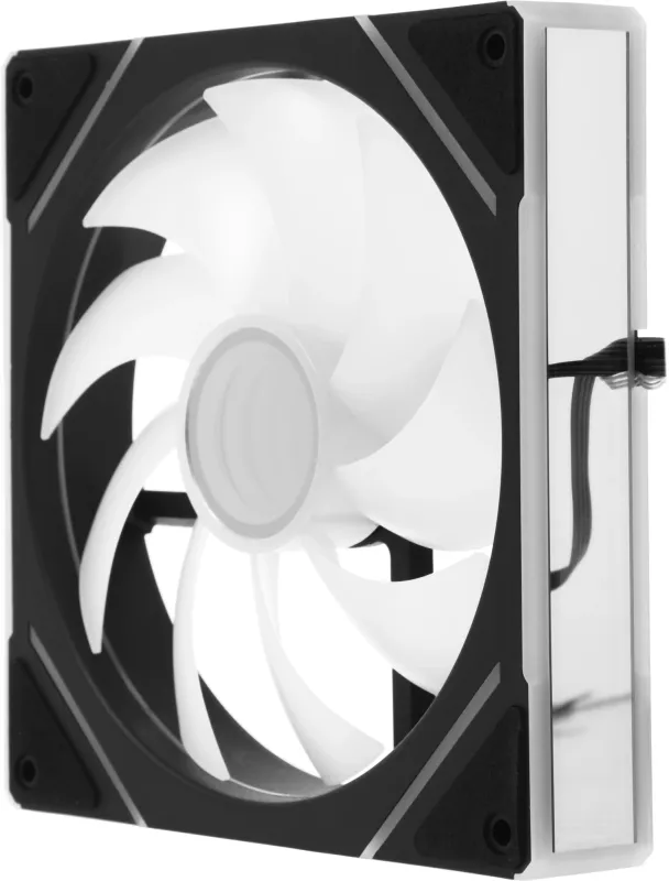 Вентилятор для корпуса Accord ACC-YF14 ARGB 140х140x25 черный 4-pin (ACC-YF14 ARGB BLACK) brown box