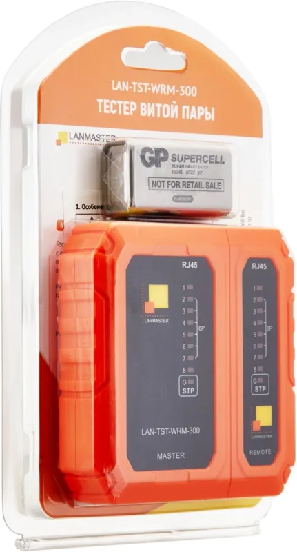 Тестер витой пары с индикаторами