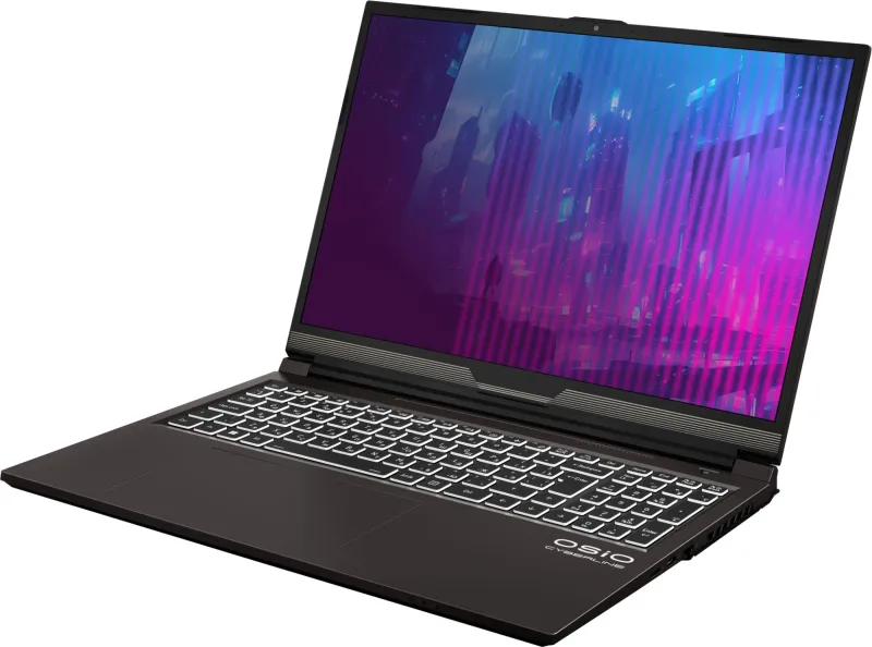 Ноутбук Osio CyberLine C160i-003 Core i5 12600H 16Gb SSD512Gb NVIDIA GeForce RTX4060 8Gb 16" IPS WUXGA (1920x1200) noOS brown WiFi BT Cam 3410mAh