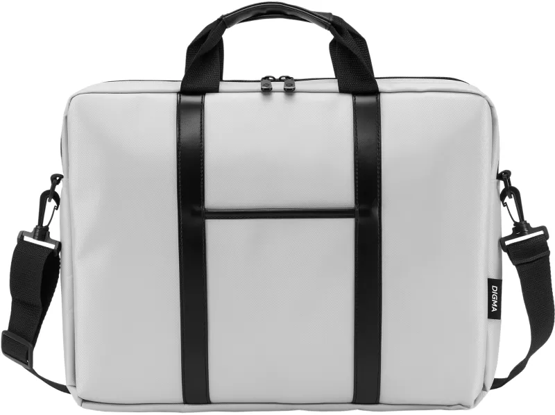 Сумка для ноутбука 15.6" Digma R-110 серый/черный полиэстер (R110GBK)