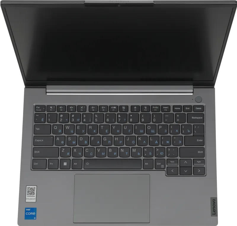 Ноутбук Lenovo Thinkbook 14 G6 IRL Core i5 13420H 8Gb SSD512Gb Intel UHD Graphics 14" IPS WUXGA (1920x1200) noOS grey WiFi BT Cam (21KG00T2EV)