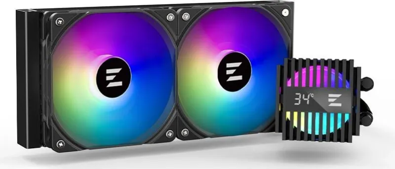 Система водяного охлаждения Zalman CPU Liquid Cooler 240mm, ARGB, black