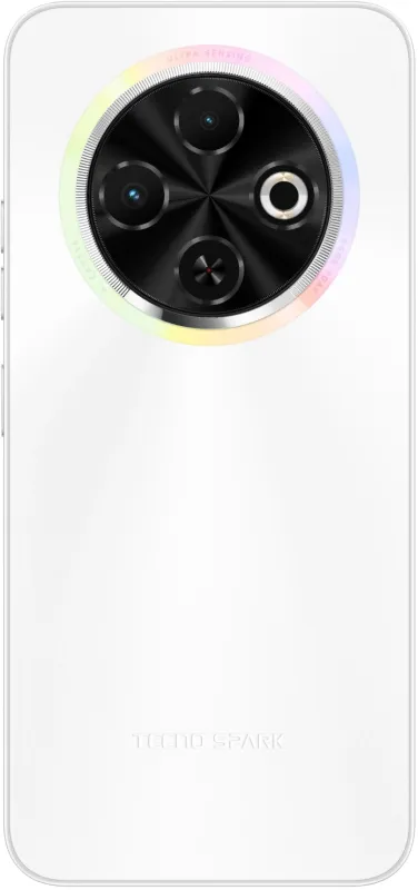 Смартфон Tecno Spark 30C 128Gb 4Gb белый моноблок 3G 4G 2Sim 6.67" 720x1600 Android 13 50Mpix 802.11 a/b/g/n/ac NFC GPS GSM900/1800 GSM1900 TouchSc Protect VidConf FM A-GPS microSD max1024Gb